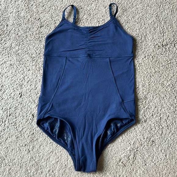Lululemon Ivivva Navy Blue Align Dance Onesie - Picture 1 of 6